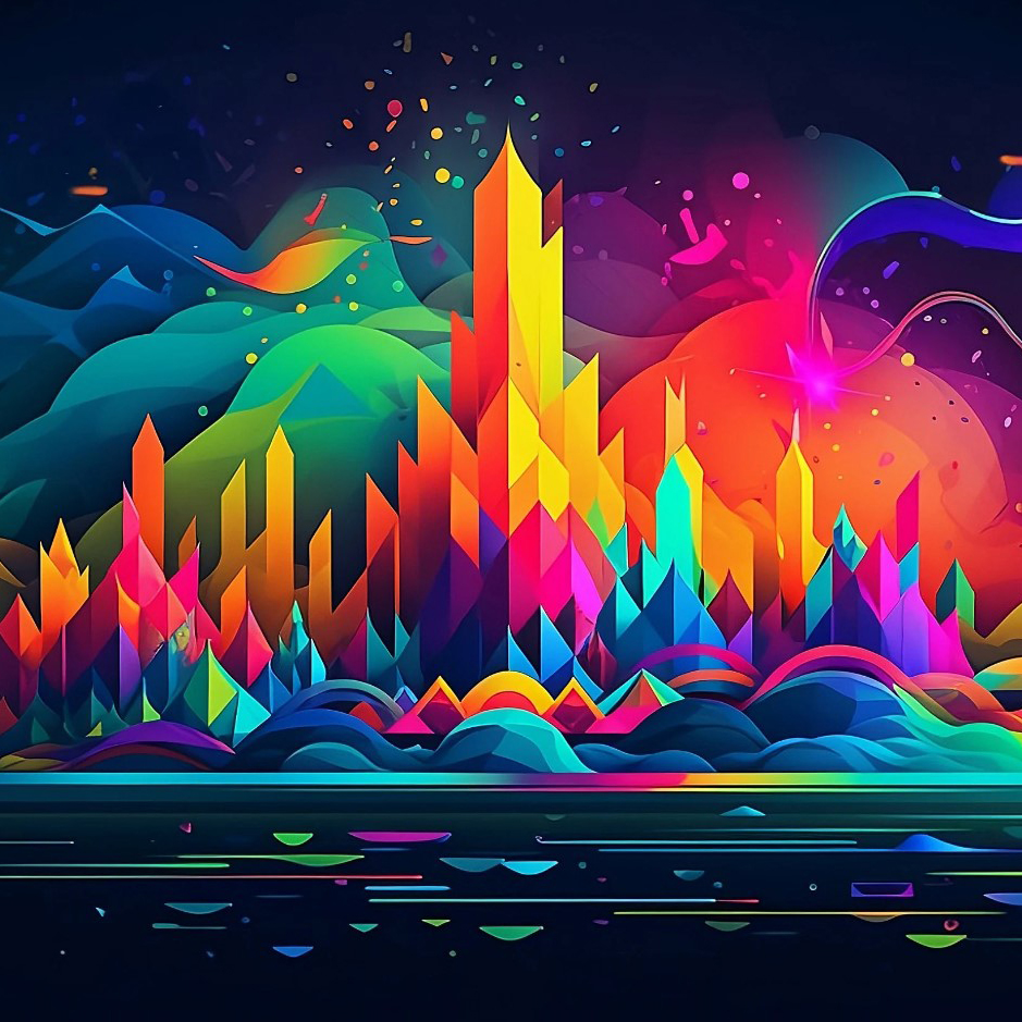 Colorful Geometrical City