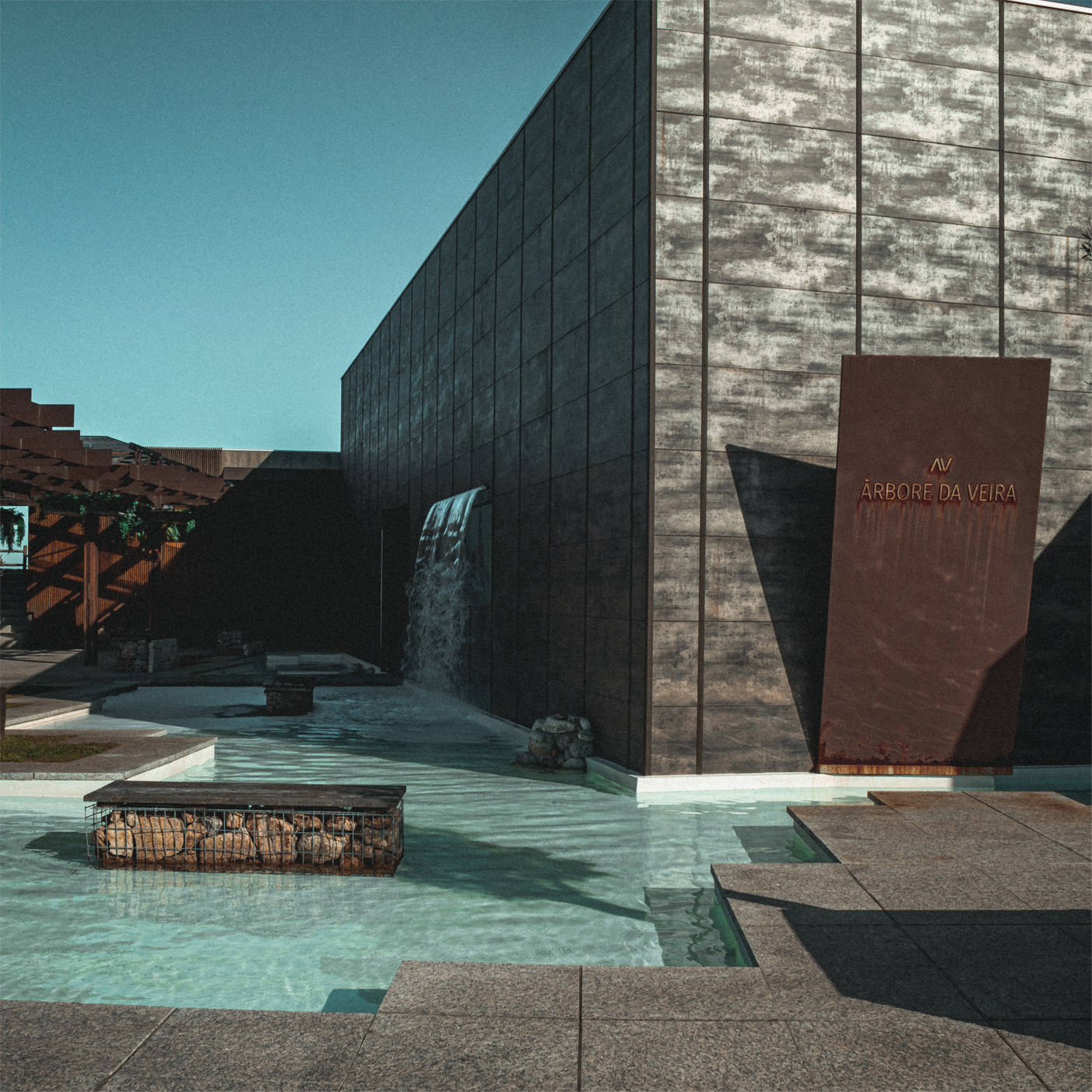 Foto Resutaurante con fuente